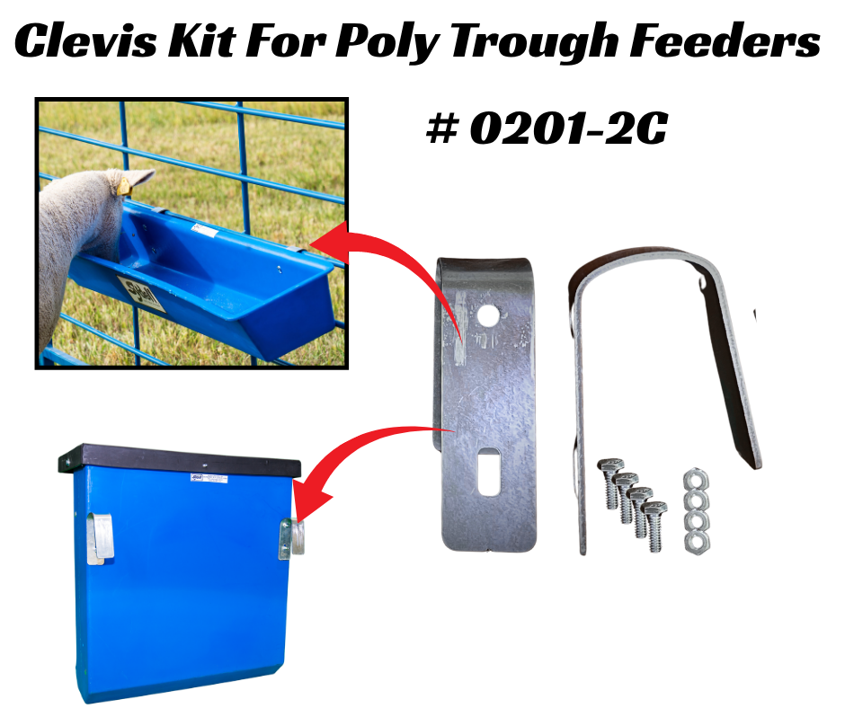 Clevis Kit for Poly Feeders Item #0201-2C