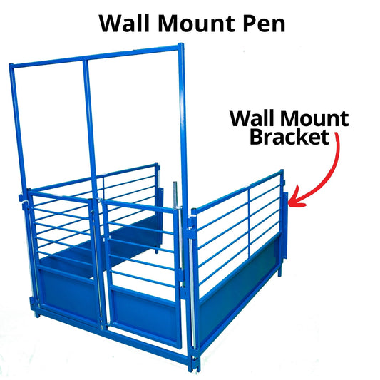 Sydell 0652-WMB Wall Mount Bracket for Deluxe Lambing & Kidding Pens
The Sydell 0652-WMB Wall Mount Bracket is designed to securely attach Sydell 0652 and 0653 Deluxe Lambing & Kidding Pen panels to a barn wall or other suitable permanent structure.
Using a wall-mounted configuration can help producers make efficient use of available barn space and, depending on the pen layout, can eliminate the need for a separate back panel. The bracket helps keep Deluxe pen sections properly positioned while creating a