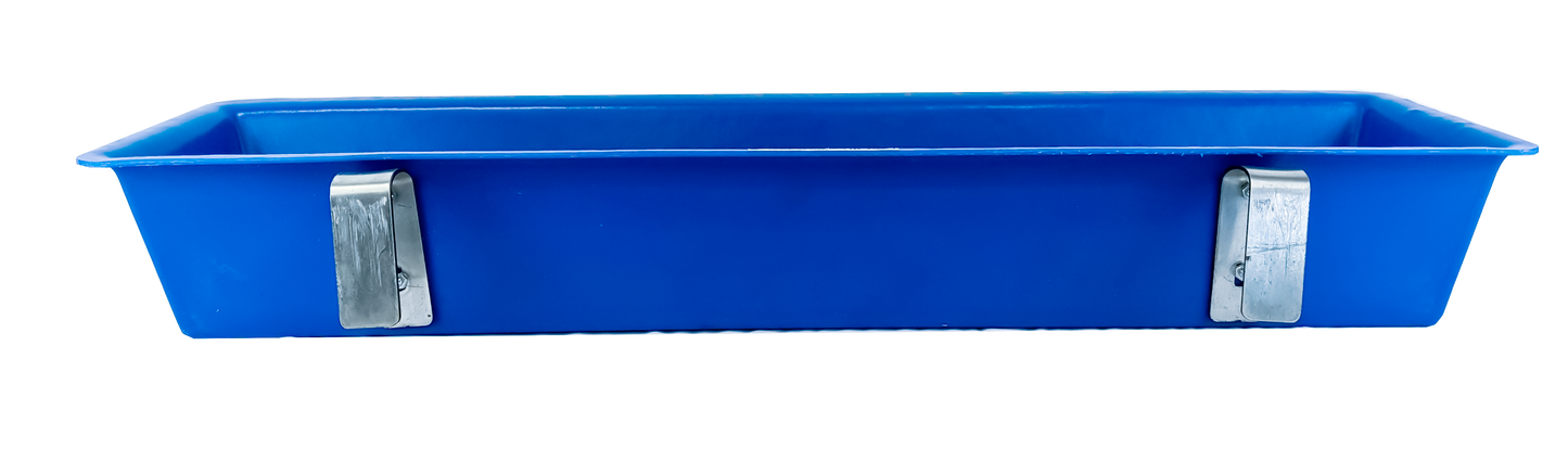 3' Poly Trough (1023) installed in barn layout for efficient sheep and goat handling