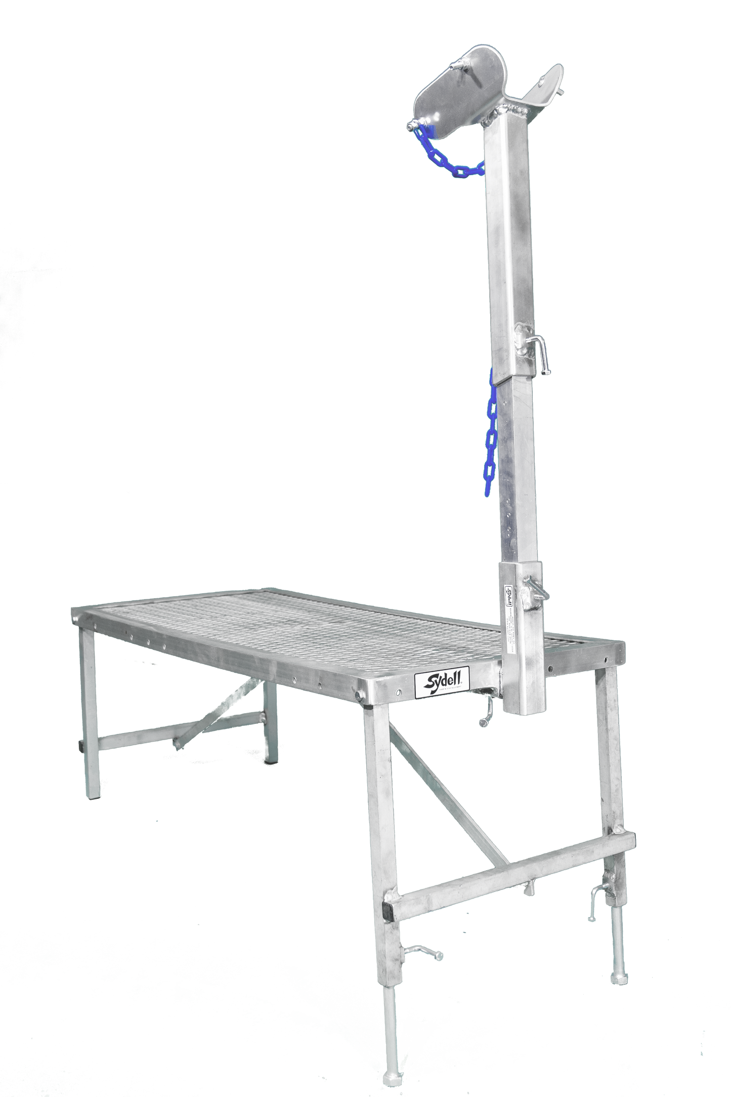 Fold-Up Fitting Stand with Adjustable Front Legs (0704) sheep and goat show stand for livestock handling and animal flow