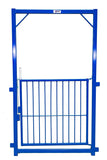 Sydell arched walk-thru gate for goat and sheep herding, handling, lambing, kidding