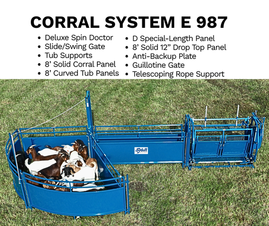 Sheep and goat handling chute setup designed for safer handling and routine management