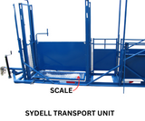 Sydell transport unit with scale, tub and corral system for goats and sheep
