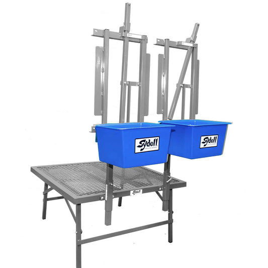 Sheep and Goat Double-Headed Milking Stanchion | Sydell #1052