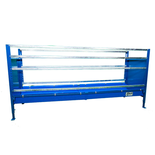 Sheep and goat grain feeder setup designed for safer handling and routine management