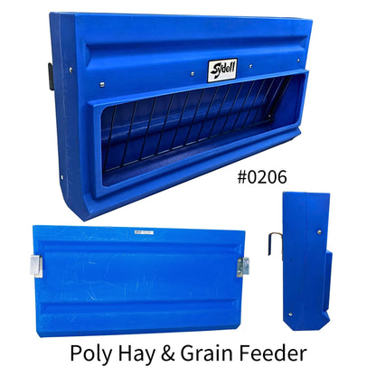 Poly Hay/Grain Feeder for Sheep & Goats | Sydell #0206 / #0207