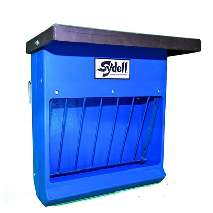 Poly Hay Grain Feeder with Lid 0201L for Sheep & Goats | Sydell #0201L