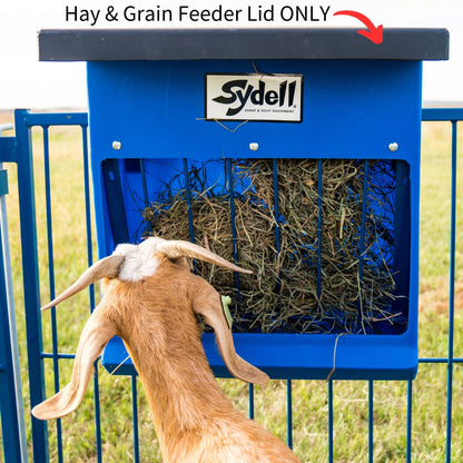 Poly Hay Grain Feeder Lid Only for Sheep & Goats | Sydell #0201LID