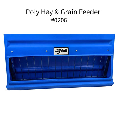 Poly Hay/Grain Feeder for Sheep & Goats | Sydell #0206 / #0207