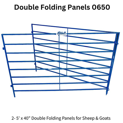 Folding Starter Lambing & Kidding Pen - Wall-Mount for Sheep & Goats | Sydell #0120A / #0120A-G