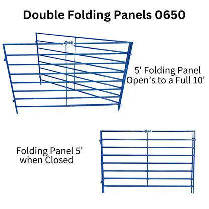 Folding Starter Lambing & Kidding Pen - Wall-Mount for Sheep & Goats | Sydell #0120A / #0120A-G
