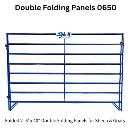 Folding Starter Lambing & Kidding Pen - Wall-Mount for Sheep & Goats | Sydell #0120A / #0120A-G