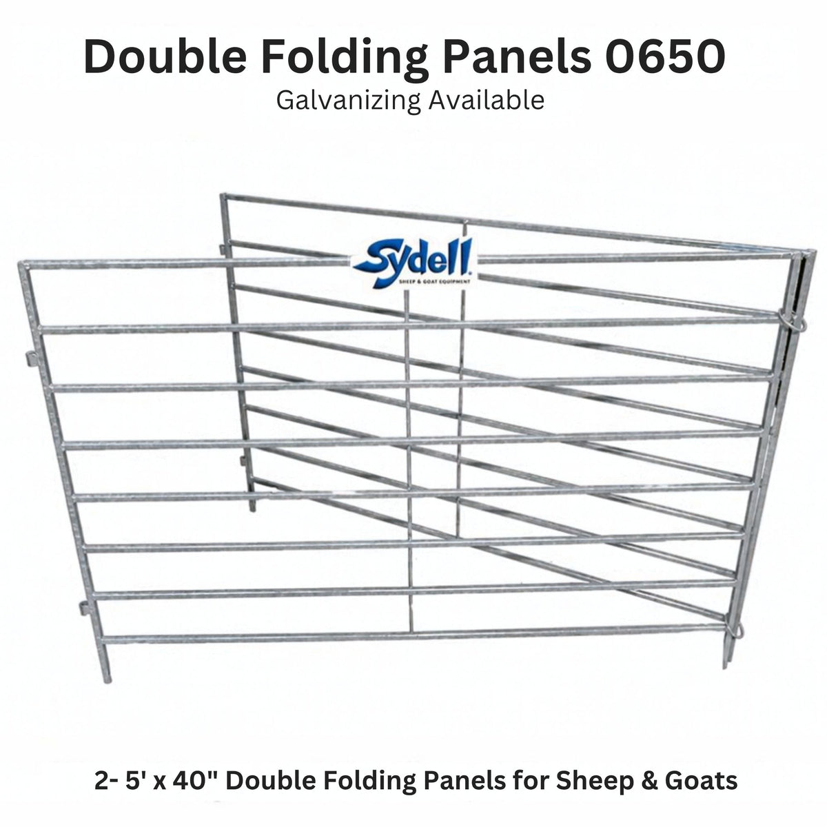 Folding Starter Lambing & Kidding Pen - Wall-Mount for Sheep & Goats | Sydell #0120A / #0120A-G