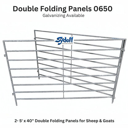 Folding Starter Lambing & Kidding Pen - Wall-Mount for Sheep & Goats | Sydell #0120A / #0120A-G