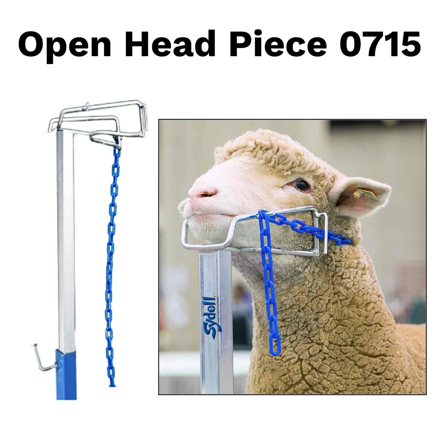 Open Head Piece for Sheep & Goats | Sydell #0715