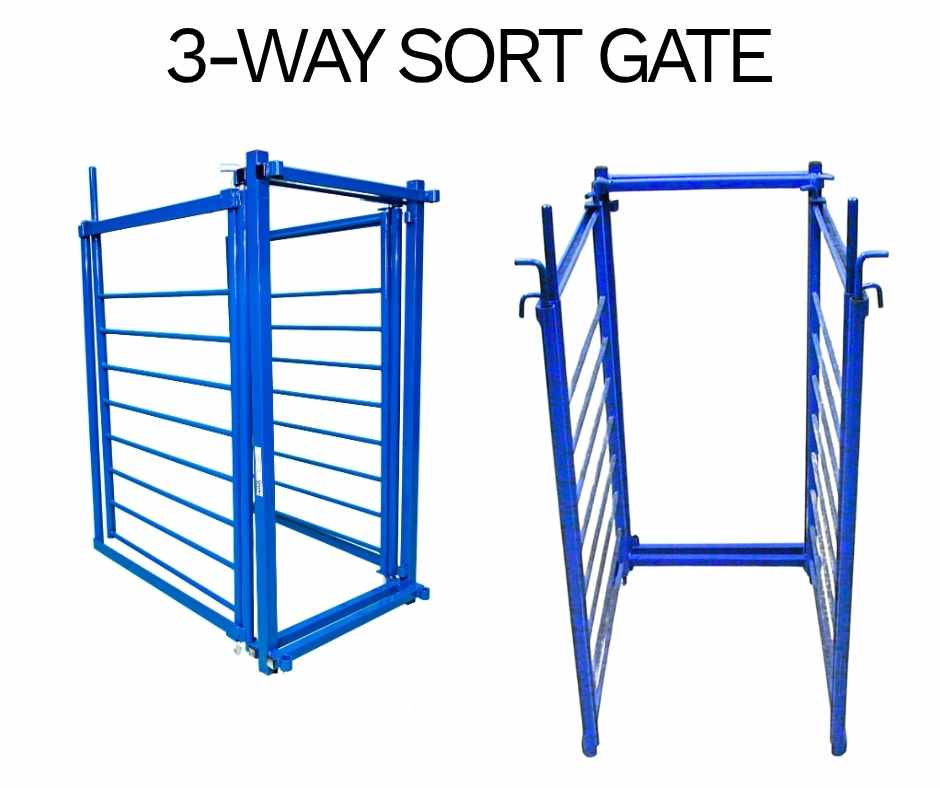 3-Way Sorting Gate for Sheep & Goats | Sydell #0915 / #0915-G