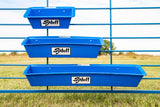 Sydell 2 foot poly trough goat sheep feeder