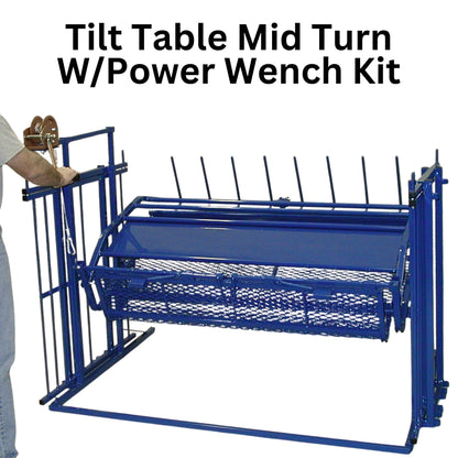 Tilt Table Power Wench Kit for Sheep & Goat Hoof Trimming | Sydell #0934