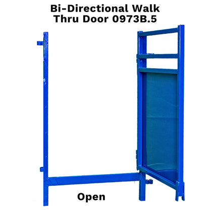 Walk Thru Bi-Directional Alley Gate for Sheep & Goats | Sydell #0973B.5 / #0973B.5-G