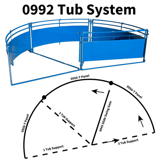 14' Diameter Sorting Tub for Sheep & Goats | Sydell #0992TUB