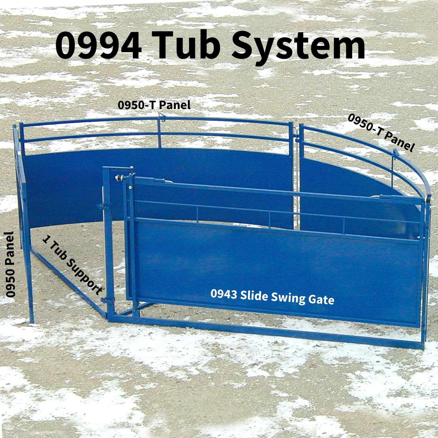 Tub Only for Corral Systems 0994TUB for Sheep & Goats | Sydell #0994TUB