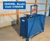 1000 lb.Electronic Scale w/Cage & End Gates (1001B)
