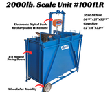 2000 lb. Digital Scale w/Right & Left Hinge Doors (1001LR)