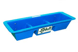 Sydell 2 foot divided poly trough goat sheep feeder