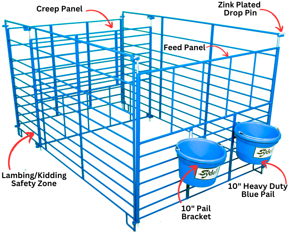 Freestanding Starter Pens sheep and goat lambing pen for livestock handling and animal flow