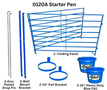 Sheep and goat kidding pen setup designed for safer handling and routine management
