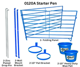 Sheep and goat kidding pen setup designed for safer handling and routine management