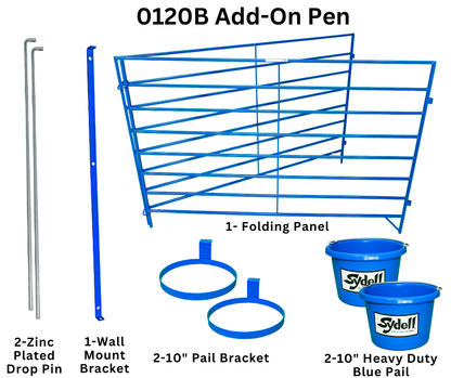 Sheep and goat kidding pen setup designed for safer handling and routine management