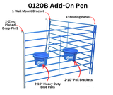 Lambing jug used for hoof trimming, sorting and controlled livestock movement