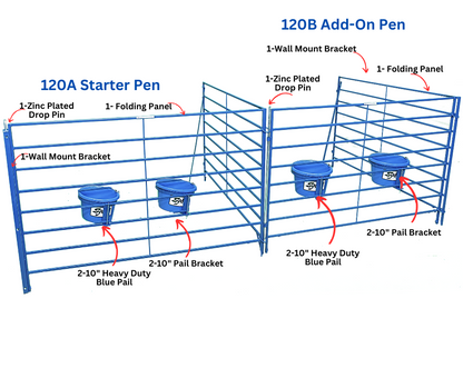 5' Double Folding Panels (650)