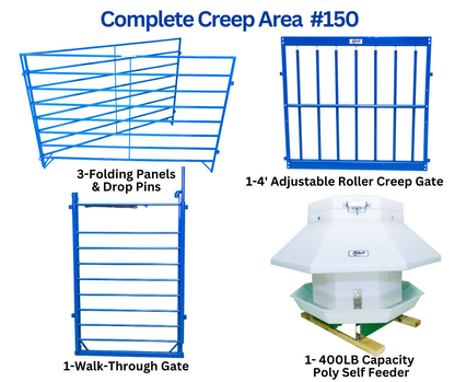 Sheep and goat kidding pen setup designed for safer handling and routine management