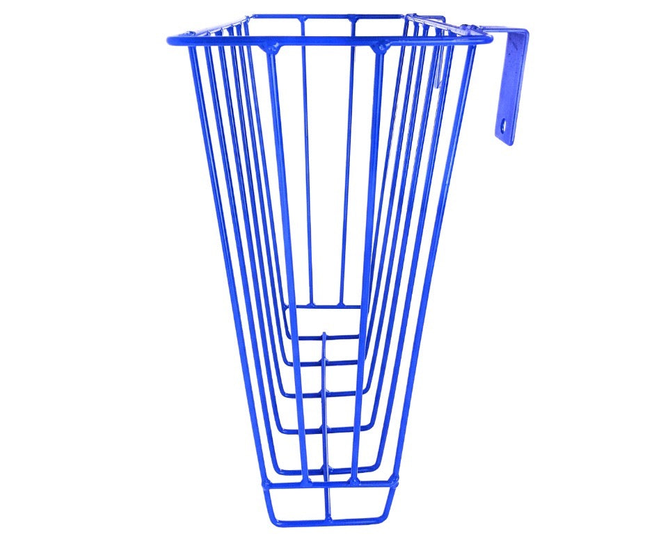 Sydell Steel Hay Basket – Sheep & Goat Hay Feeder | Item #0204 installed in barn layout for efficient sheep and goat handling