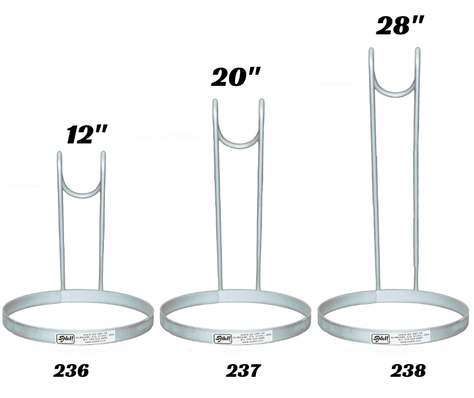 Sydell Deluxe Pail Bracket – 10" Diameter Bucket Holder for Sheep, Goats & Small Livestock | Items #0236 / #0237 / #0238 sheep and goat livestock eq