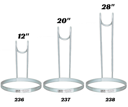 Sydell Deluxe Pail Bracket – 10" Diameter Bucket Holder for Sheep, Goats & Small Livestock | Items #0236 / #0237 / #0238 sheep and goat livestock eq