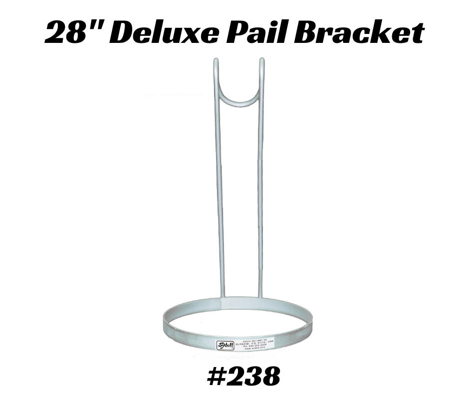 Sydell Deluxe Pail Bracket – 10" Diameter Bucket Holder for Sheep, Goats & Small Livestock | Items #0236 / #0237 / #0238 sheep and goat panel system