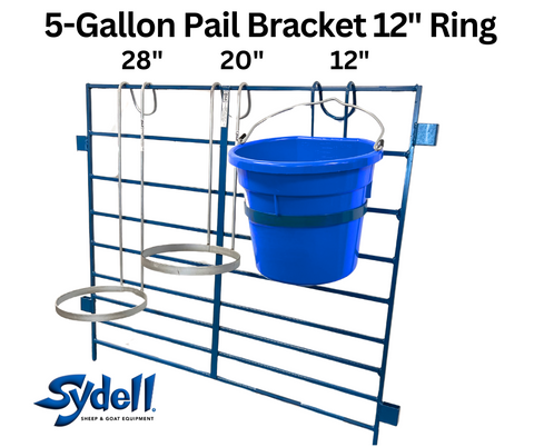 3-5 Gallon Pail Brackets (12", 20", 28")