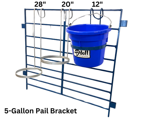 3-5 Gallon Pail Brackets (12", 20", 28")