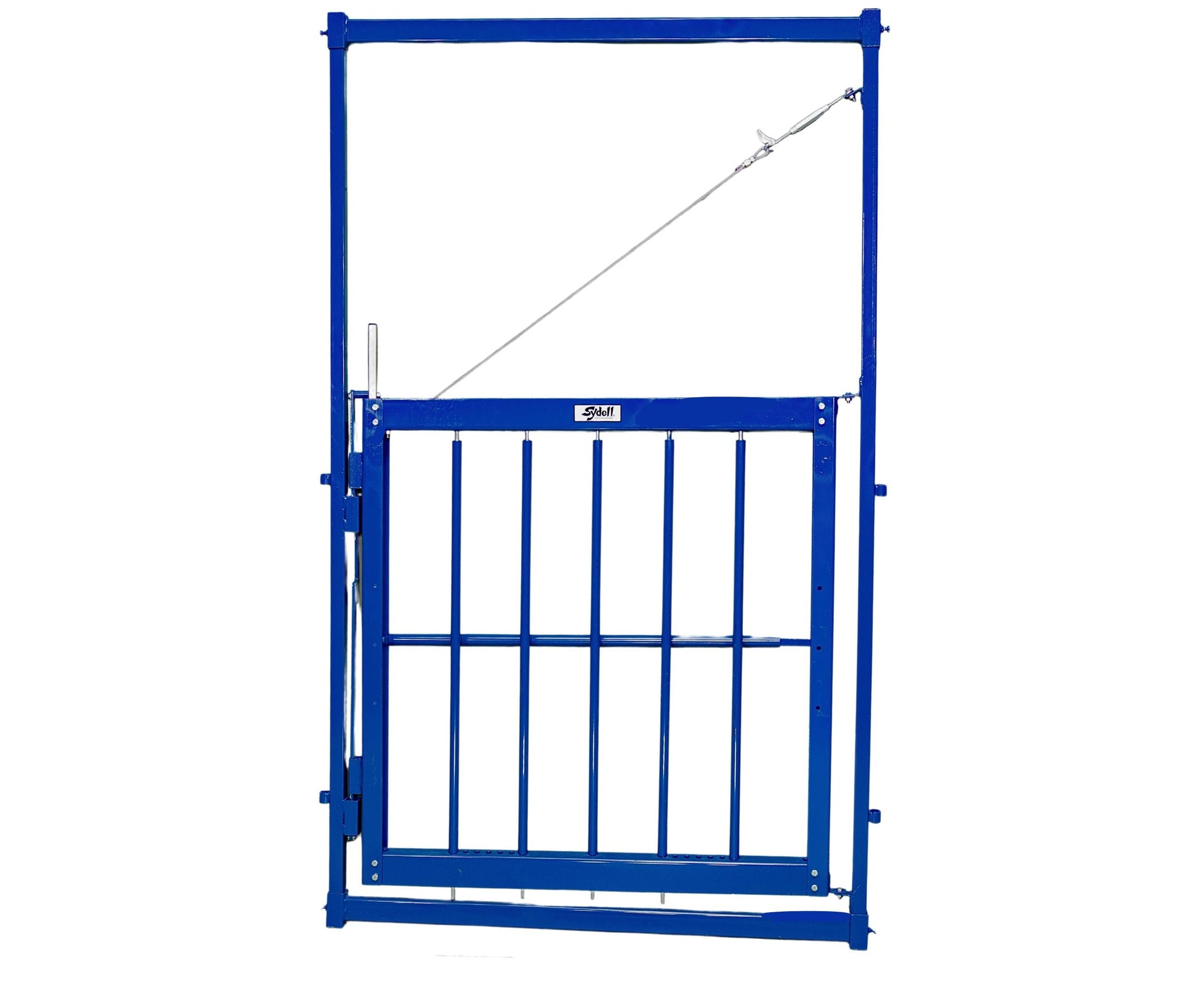 4' Arched Walk-Through Swing Gate with Adjustable Roller Creep Gate | Sydell 0475 sheep and goat livestock equipment for livestock handling and anim
