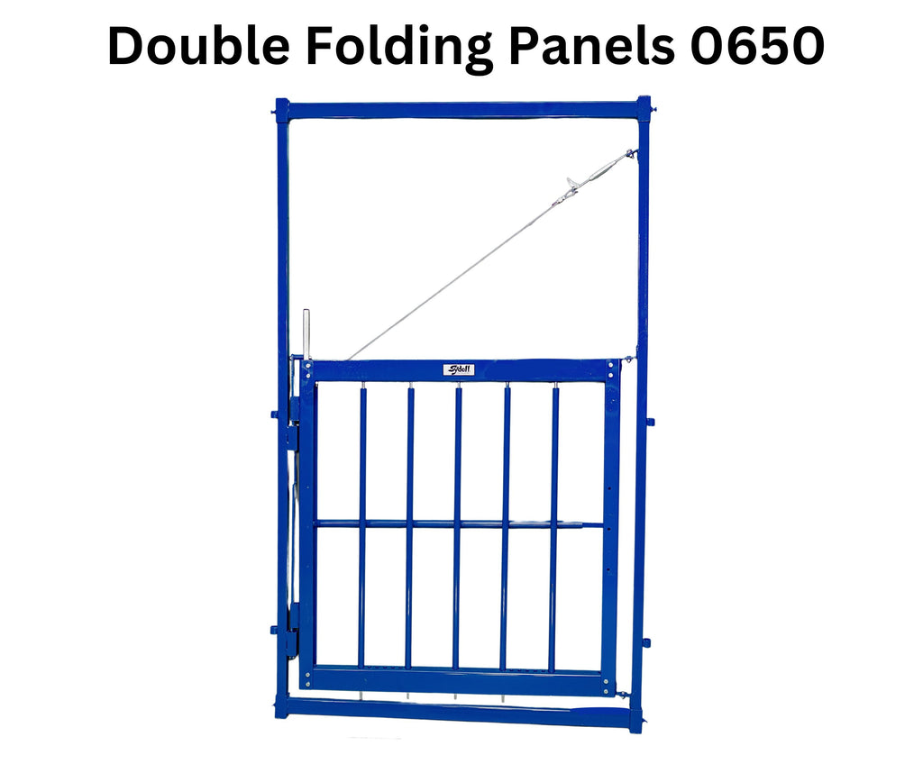 4' Arched Walk-Through Swing Gate with Adjustable Roller Creep Gate | Sydell 0475