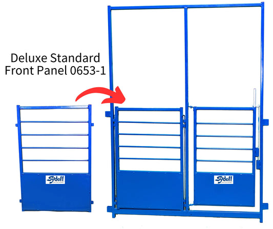 Deluxe Pin-In Standard Front Panel for Deluxe Lambing & Kidding Pens | Sydell 0653-1 sheep and goat lambing pen for livestock handling and animal fl
