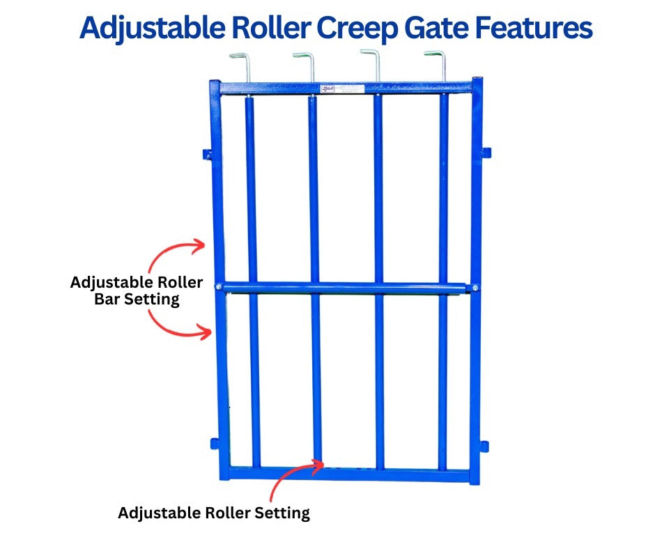 Sydell goat and sheep equipment farm handling livestock pens lambing kidding pens panel creep gate