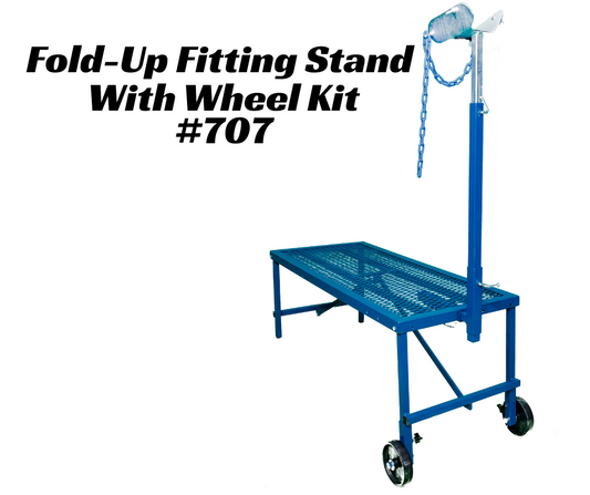 Fold-Up Fitting Stand w/Wheel Kit (707)