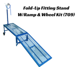 Fold-Up Fitting Stand w/Ramp and Wheel Kit (709)