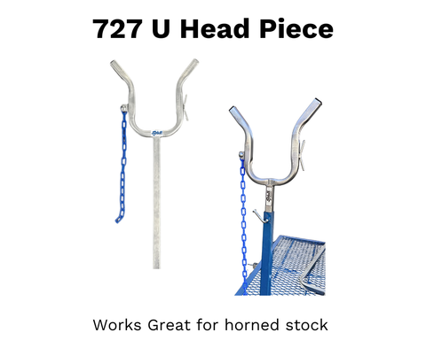 727 U Head Piece for Horned Stock