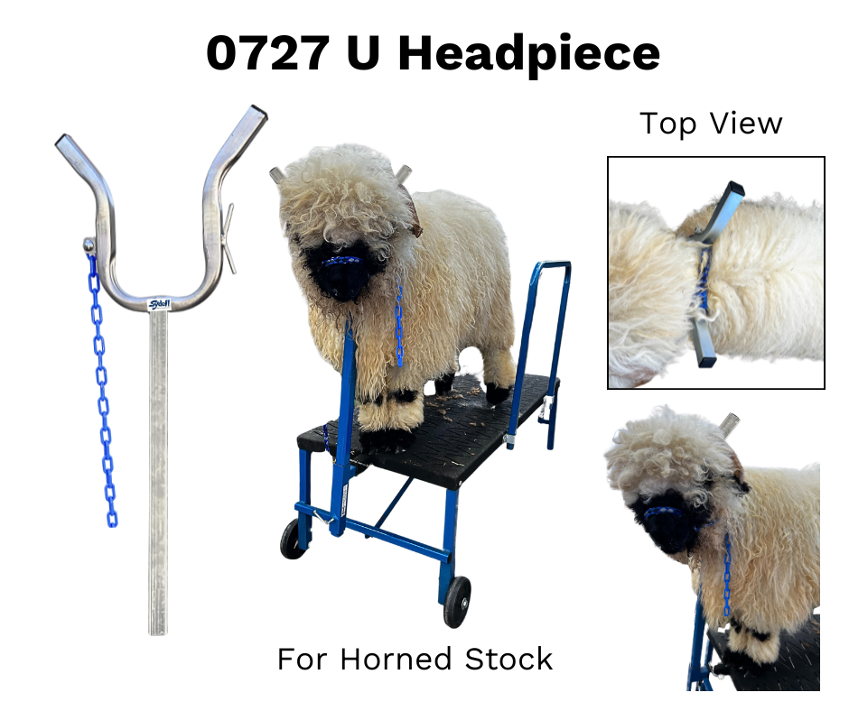 U Shaped Headpiece for Horned Stock 0727 sheep and goat livestock equipment for livestock handling and animal flow