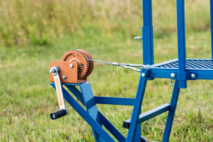 Sydell goat and sheep stand with winch block